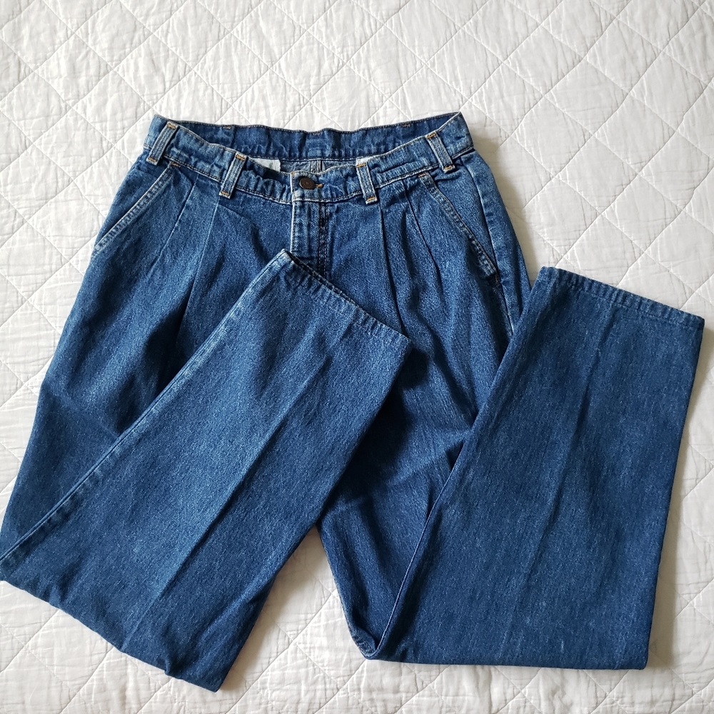 Levi's mom BATWING jeans with flattering pleats mid-rise 31x30